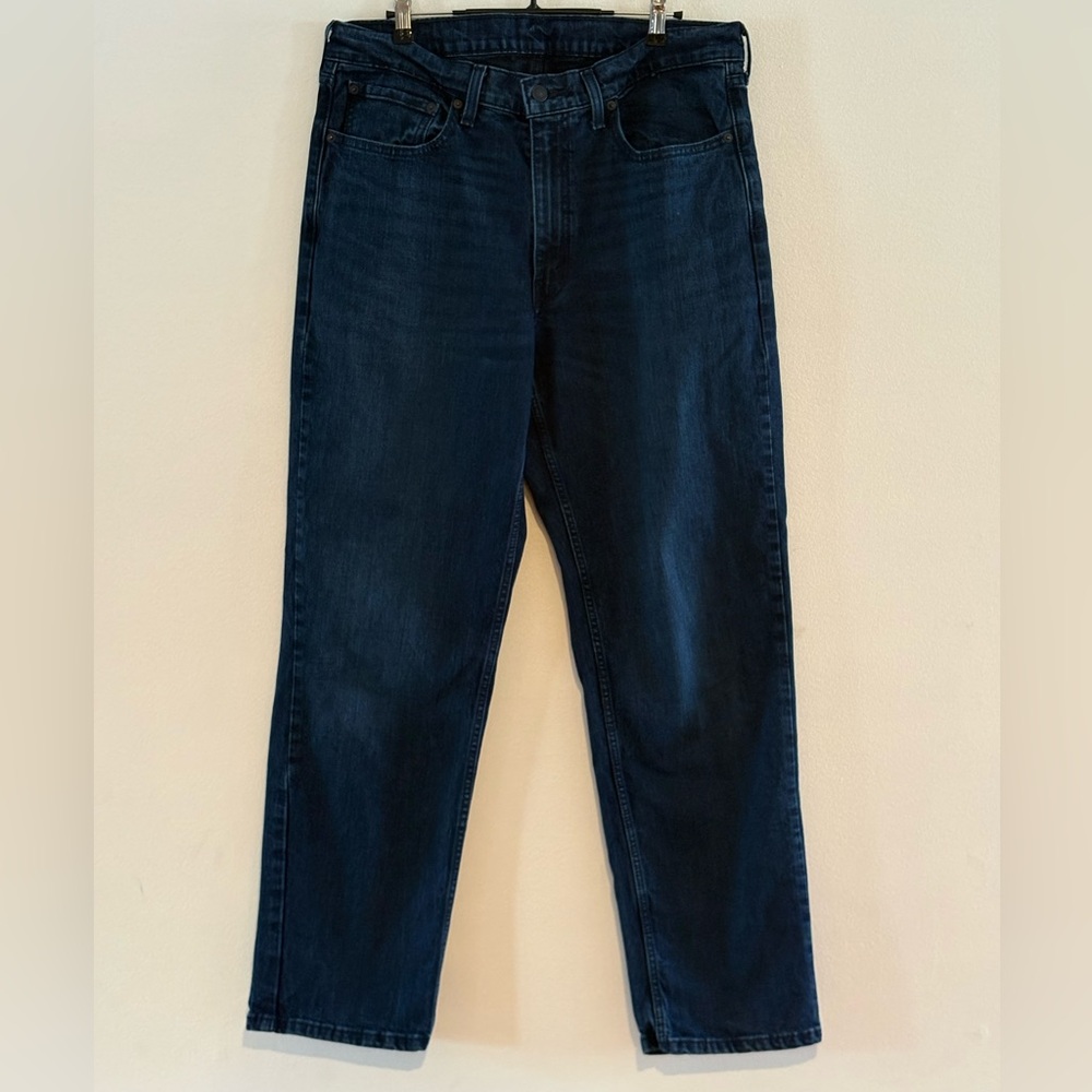 Levi's 550 Men's Straight Leg Jeans Dark Blue 35x32